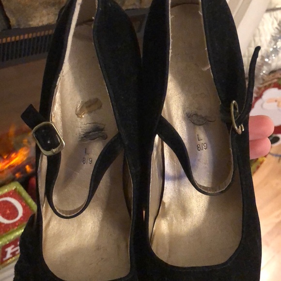 Platform Mary Janes 8/9 Black - Picture 5 of 7